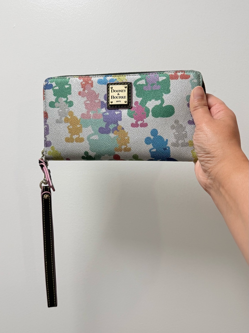 Dooney & Bourke Multi-Color Mickey Mouse Wristlet Wallet